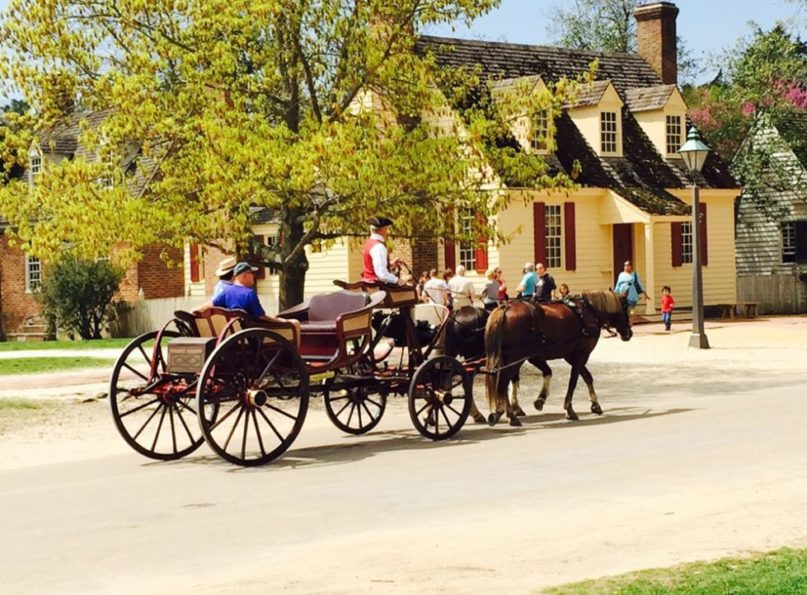 Horse & Wagon in Williamsburg, Virginia